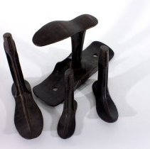 Family Iron Shoe Lasts - group